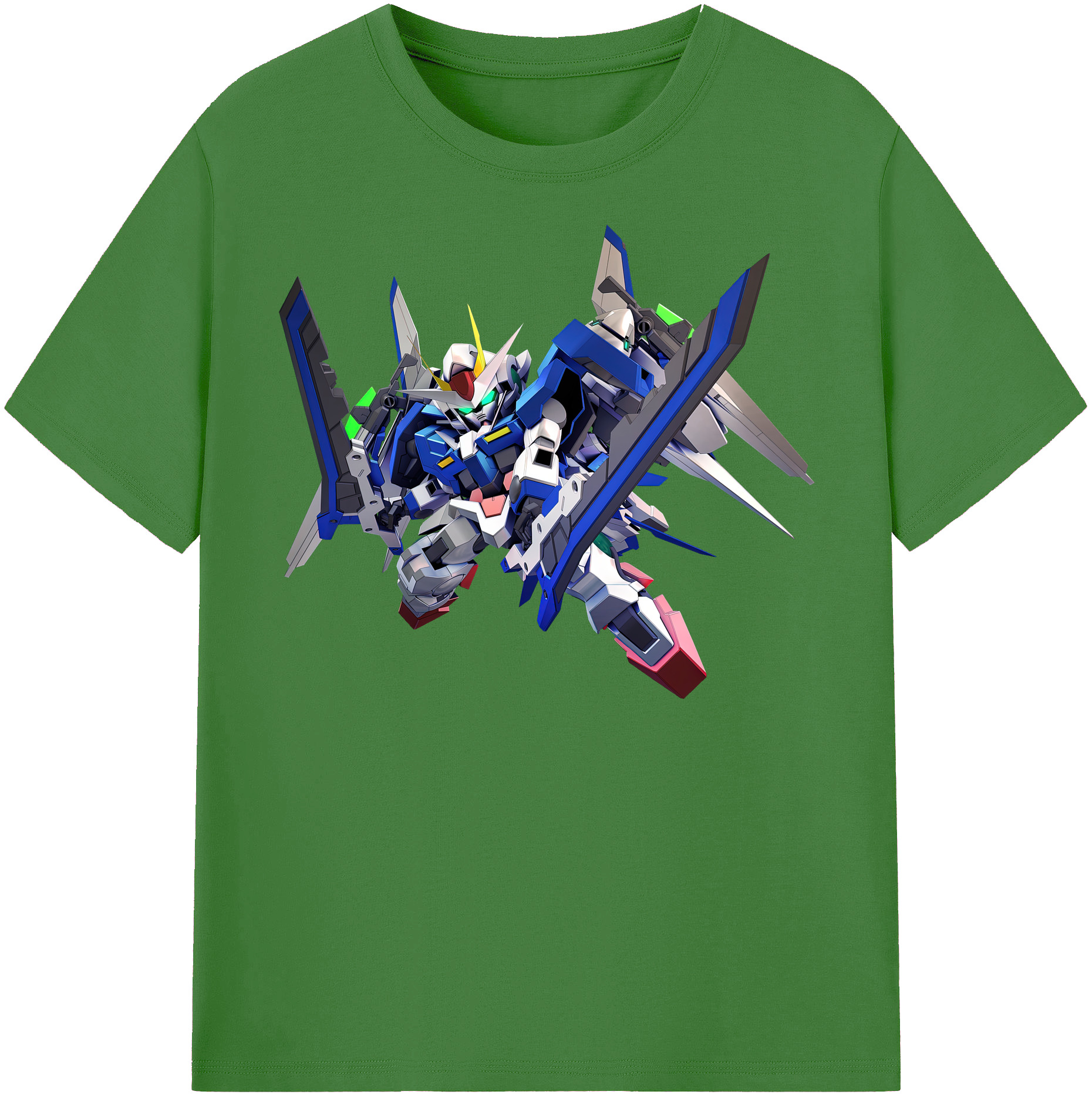 （画像用） 機動戦士ガンダム Mobile Suit Gundam レディースカジュアルプリントTシャツ（綿100％）